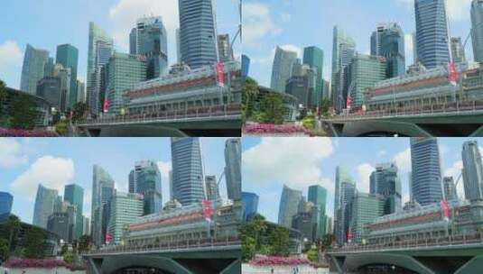 新加坡车流高清在线视频素材下载