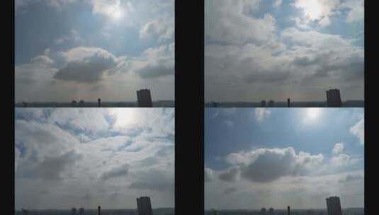 4k云彩流动太阳延时高清在线视频素材下载