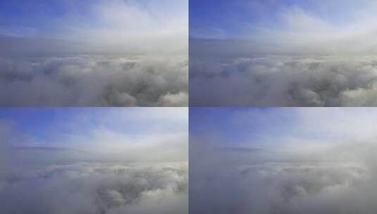 高空云层云海蓝天高清在线视频素材下载