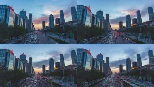 北京CBD 城市建筑高清在线视频素材下载