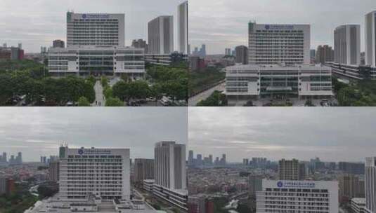 广州市番禺区第二人民医院航拍高清在线视频素材下载