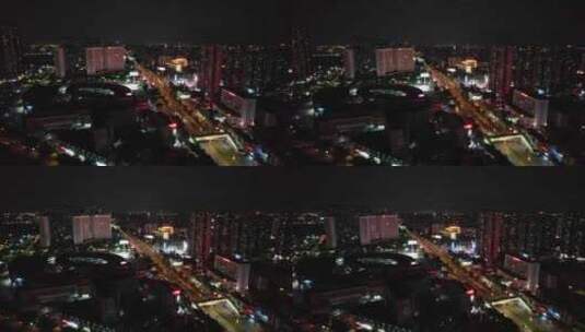 广东佛山千灯湖区城市航拍高清在线视频素材下载