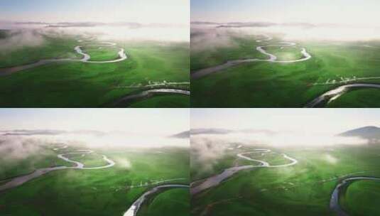 4K-内蒙古大草原-呼伦贝尔-绿色生态高清在线视频素材下载