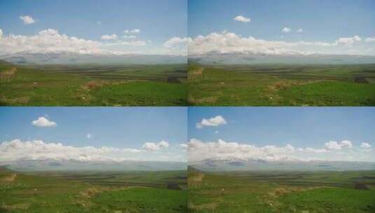 亚美尼亚的风景和山脉云在亚美尼亚雪峰上移高清在线视频素材下载