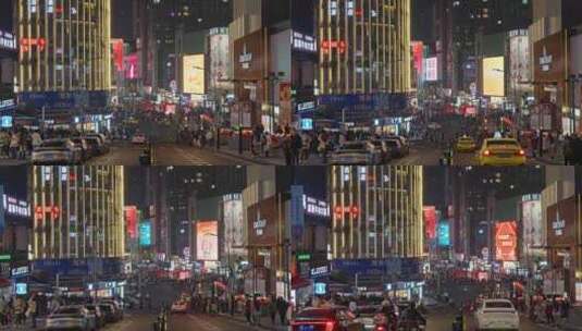 重庆观音桥夜景高清在线视频素材下载