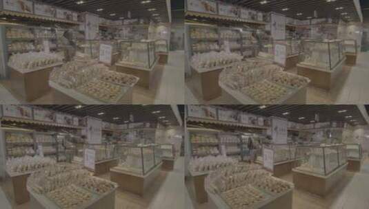 武汉超市购物挑选面包高清在线视频素材下载