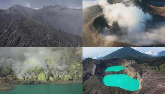 印尼爪哇岛布罗莫火山BROMO高清在线视频素材下载