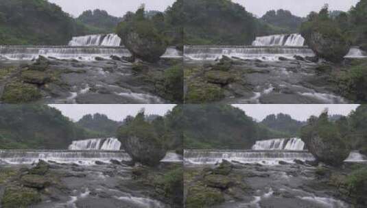 贵州穿洞河瀑布高清在线视频素材下载