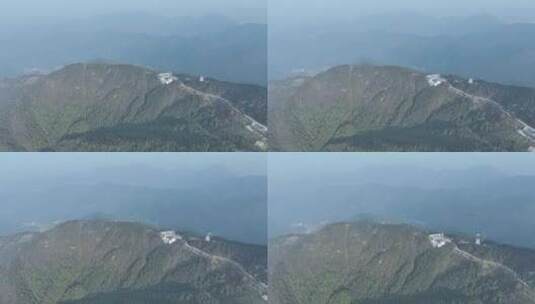 航拍九宫山高清在线视频素材下载