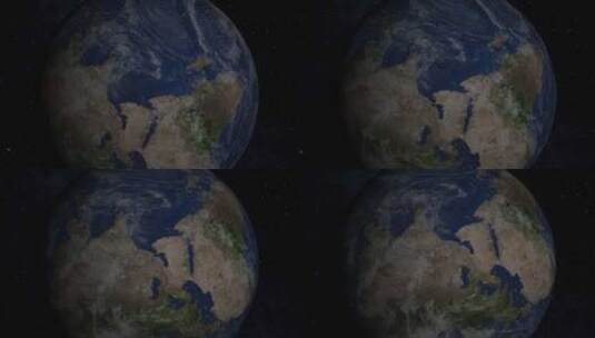 地球行星。3176高清在线视频素材下载