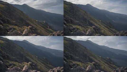 埃特纳火山，西西里岛，圣斯特凡诺达维托，高清在线视频素材下载