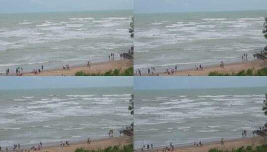 大海海浪海洋浪花波浪海面海水海岸线高清在线视频素材下载