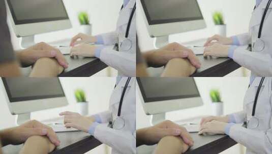 医生解释病人高清在线视频素材下载