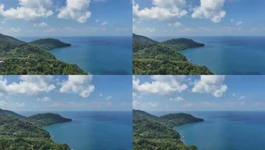 大海海边海水海浪沙滩海滩航拍风景唯美航拍高清在线视频素材下载