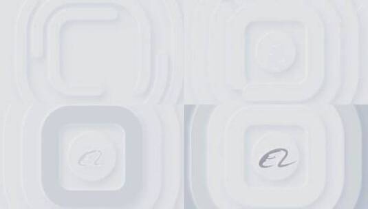 白色极简明亮logo演绎高清AE视频素材下载