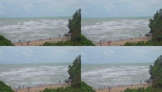 大海海浪海洋浪花波浪海面海水海岸线高清在线视频素材下载