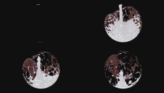 巧克力和牛奶碰撞飞溅V2高清在线视频素材下载