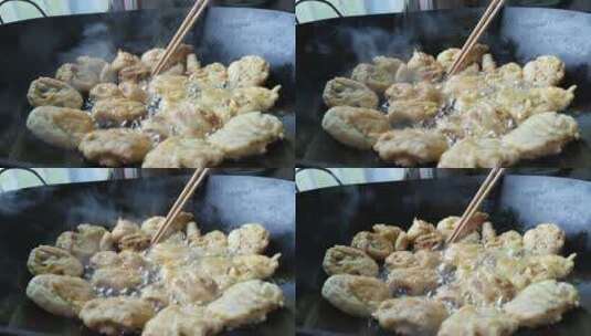 酥肉美食餐饮美味高清在线视频素材下载