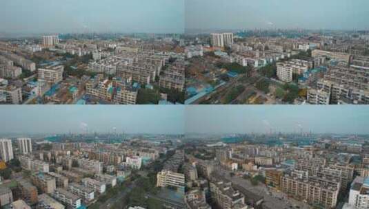 中国城市视频广西柳州柳北区全貌高清在线视频素材下载