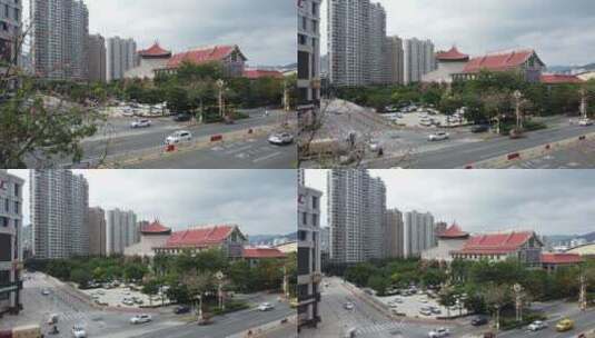 航拍莆田城市4k摄影高清在线视频素材下载