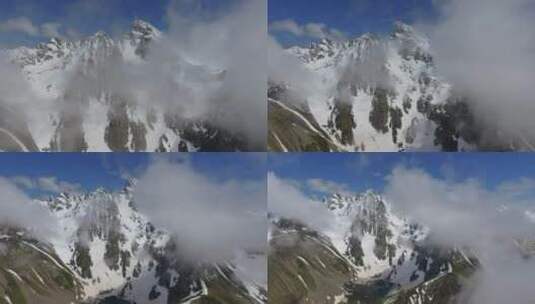 大雪峰和大云高清在线视频素材下载