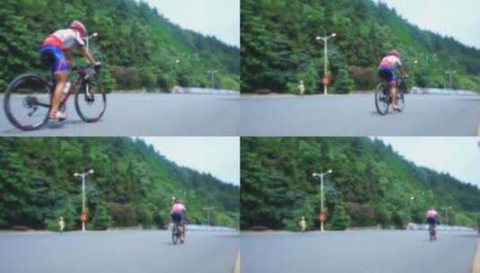 自行车骑行比赛高清在线视频素材下载