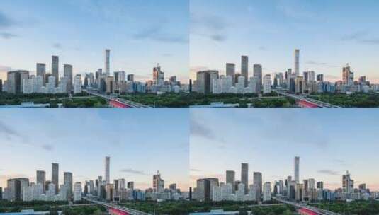 【原创】北京国贸CBD和国贸桥东三环日转夜高清在线视频素材下载