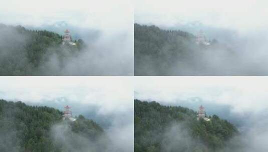 云雾妖娆的神仙岭高清在线视频素材下载