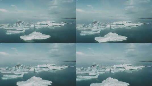 海上的浮冰高清在线视频素材下载