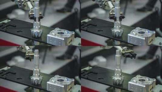 机械臂生产线高清在线视频素材下载