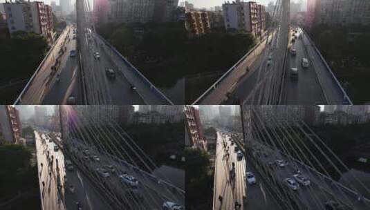圆通大桥4k航拍合集高清在线视频素材下载