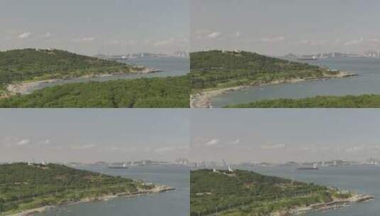 青岛环岛路航拍高清在线视频素材下载