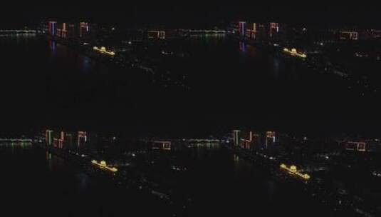 湖南益阳城市风光航拍高清在线视频素材下载