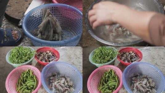4kl1广东雷州市渔民船上捕鱼生活1高清在线视频素材下载