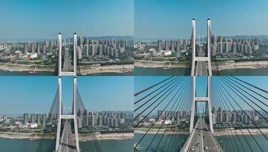 4K重庆大佛寺大桥航拍高清在线视频素材下载