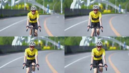 自行车手 骑行  骑自行车休闲高清在线视频素材下载