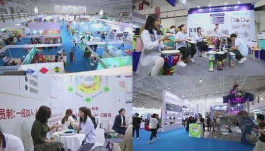 北京国际幼教展高清在线视频素材下载