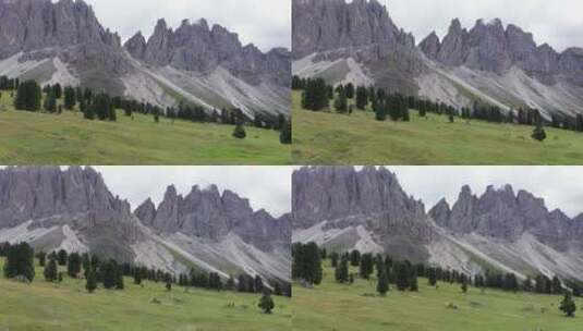 高山牧场的景色高清在线视频素材下载