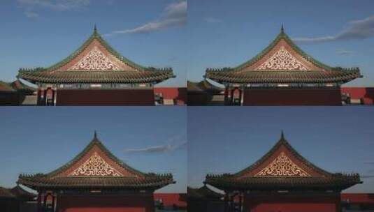北京隆福寺楼顶高清在线视频素材下载