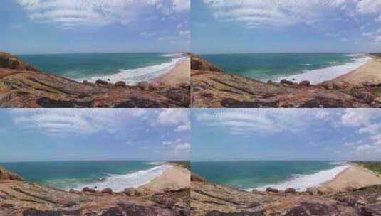 斯里兰卡美丽的热带海滩高清在线视频素材下载