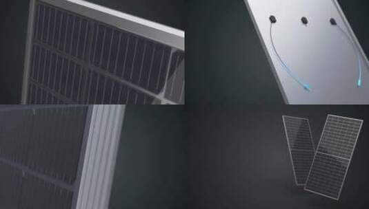 光伏太阳能三维产品渲染素材动画高清在线视频素材下载