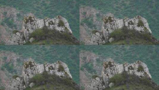 高原上的大石头山高清在线视频素材下载