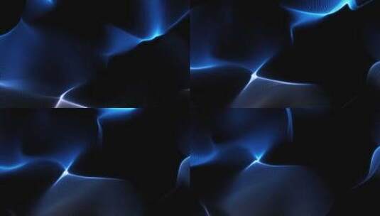 蓝色波浪抽象背景4K尺寸高清在线视频素材下载