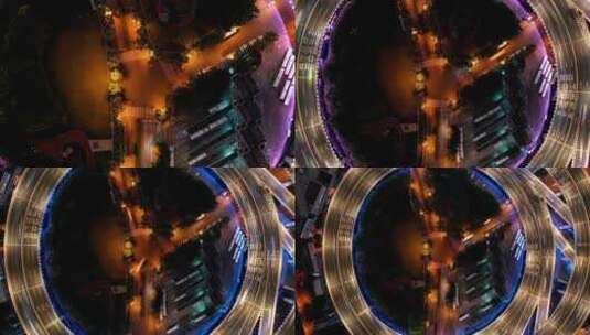上海杨浦大桥航拍延时高清在线视频素材下载