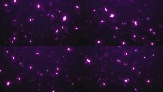 紫色碎片粒子光影掉落高清在线视频素材下载