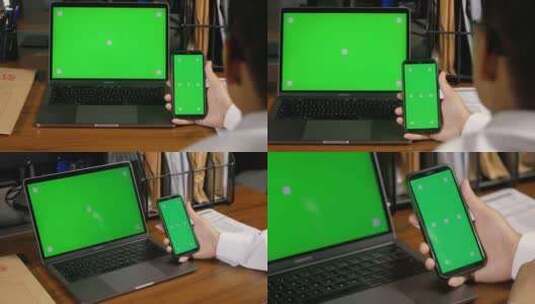 屏幕抠像 绿屏可替换 手机电脑使用手机高清在线视频素材下载