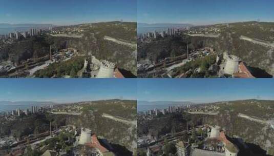 里耶卡城市景观的鸟瞰图高清在线视频素材下载