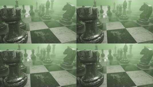 棋子3D背景动画5高清在线视频素材下载