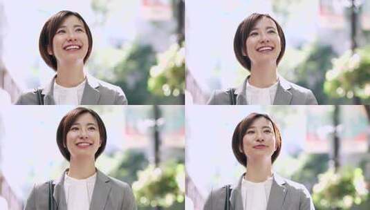笑仕事行女性高清在线视频素材下载