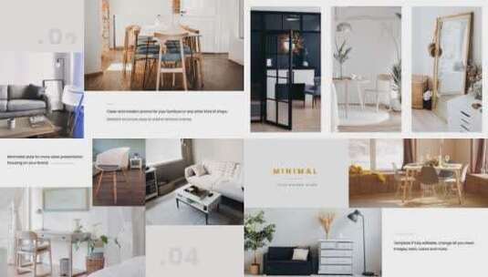 家具促销宣传图文介绍AE模板高清AE视频素材下载